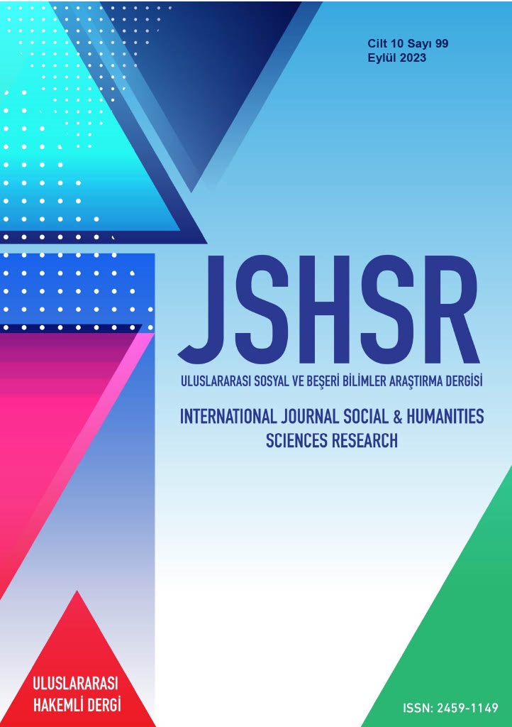 					Cilt 10 Sayı 99 (2023): İnternational Journal of Social and Humanities Sciences Research (JSHSR) Gör
				