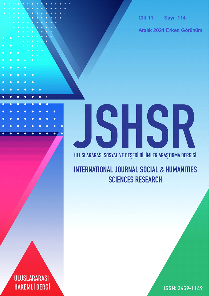 					Cilt 11 Sayı 114 Erken Görünüm (2024): İnternational Journal of Social and Humanities Sciences Research (JSHSR) Gör
				