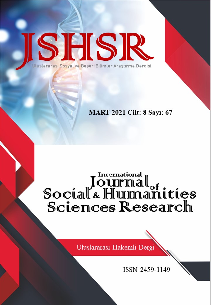 					Cilt 8 Sayı 67 (2021): İnternational Journal of Social and Humanities Sciences Research (JSHSR) Gör
				