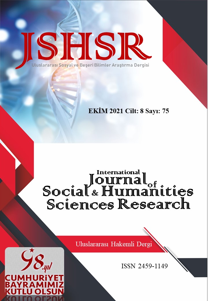 					Cilt 8 Sayı 75 (2021): İnternational Journal of Social and Humanities Sciences Research (JSHSR) Gör
				