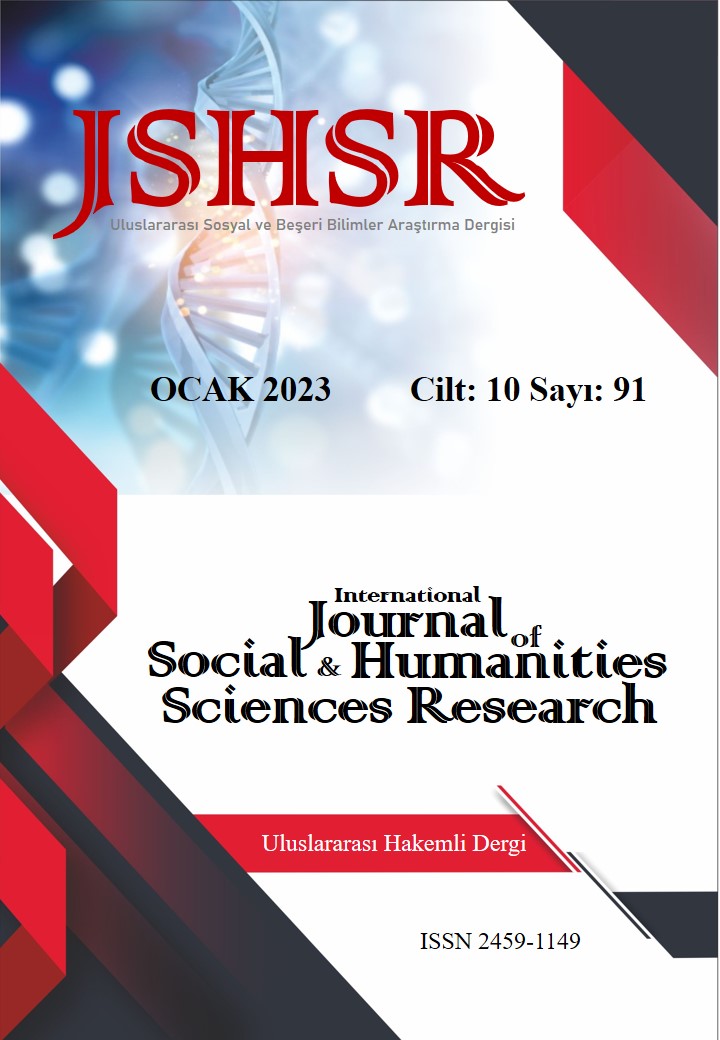 					Cilt 10 Sayı 91 (2023): İnternational Journal of Social and Humanities Sciences Research (JSHSR) Gör
				