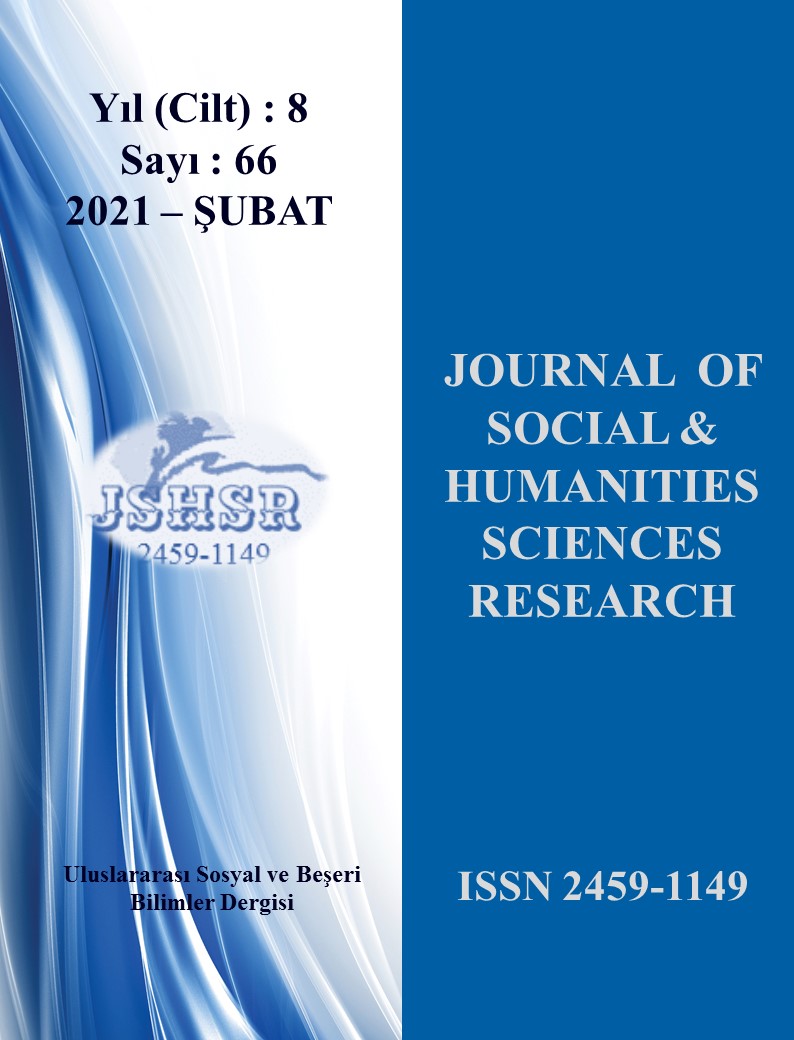 					Cilt 8 Sayı 66 (2021): İnternational Journal of Social and Humanities Sciences Research (JSHSR) Gör
				