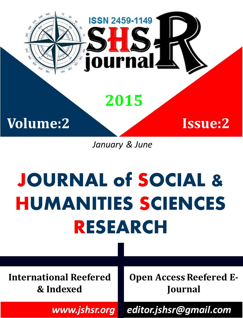 					Cilt 2 Sayı 2 (2015): İnternational Journal of Social and Humanities Sciences Research (JSHSR) Gör
				