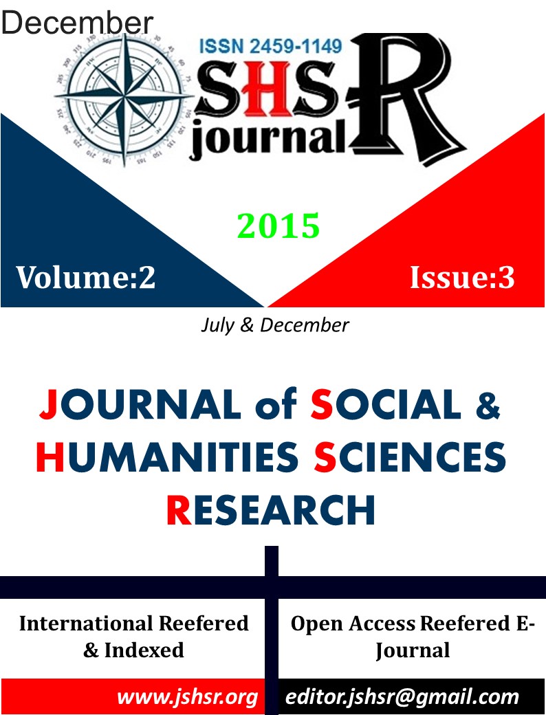 					Cilt 2 Sayı 3 (2015): İnternational Journal of Social and Humanities Sciences Research (JSHSR) Gör
				