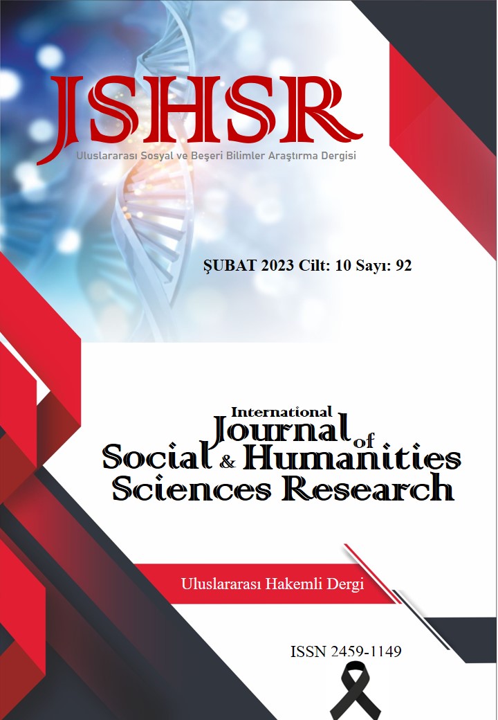 					Cilt 10 Sayı 92 (2023): İnternational Journal of Social and Humanities Sciences Research (JSHSR) Gör
				