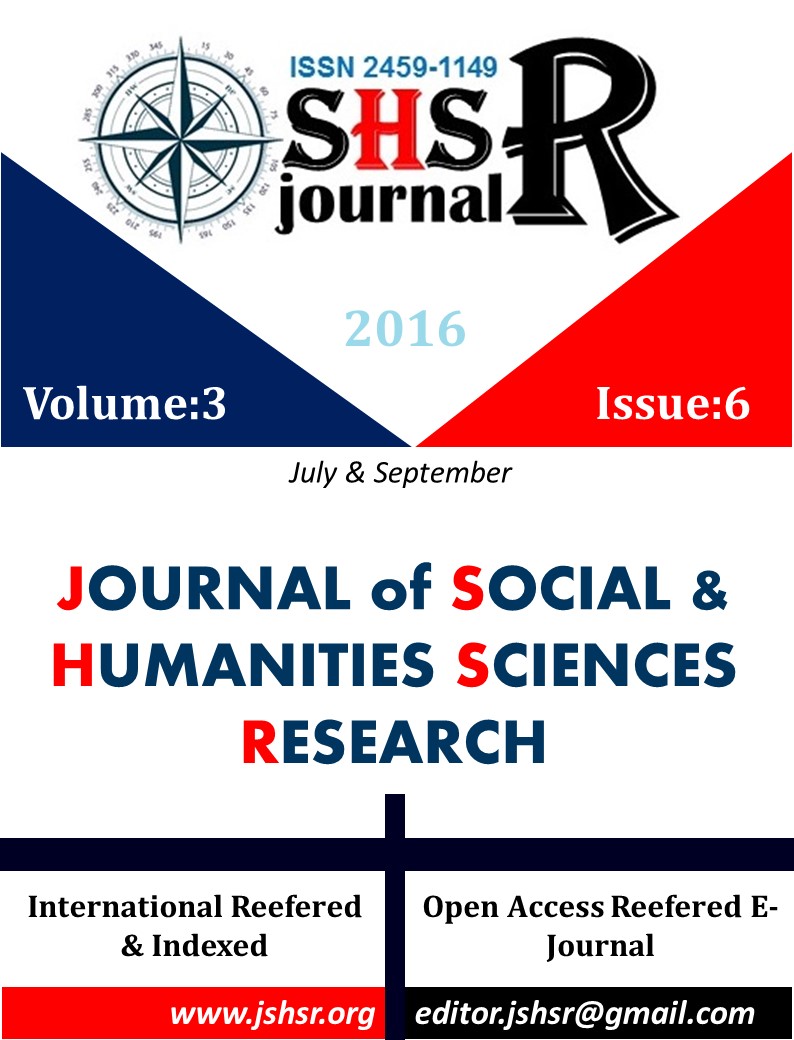 					Cilt 3 Sayı 6 (2016): İnternational Journal of Social and Humanities Sciences Research (JSHSR) Gör
				