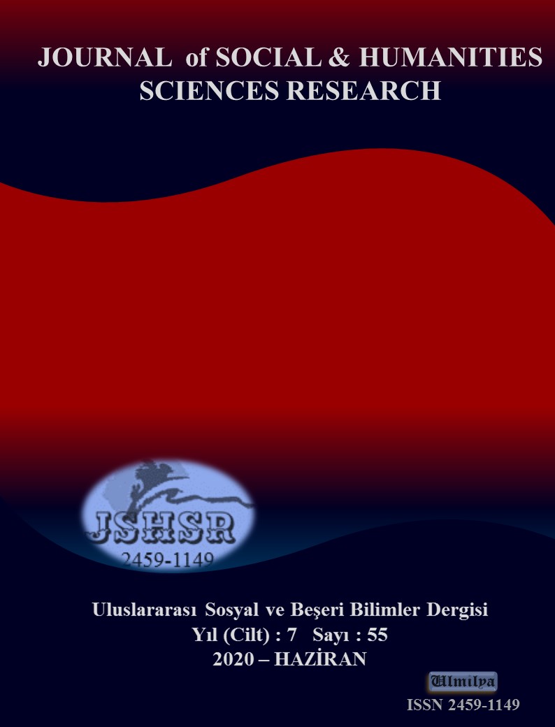 					Cilt 7 Sayı 55 (2020): İnternational Journal of Social and Humanities Sciences Research (JSHSR) Gör
				