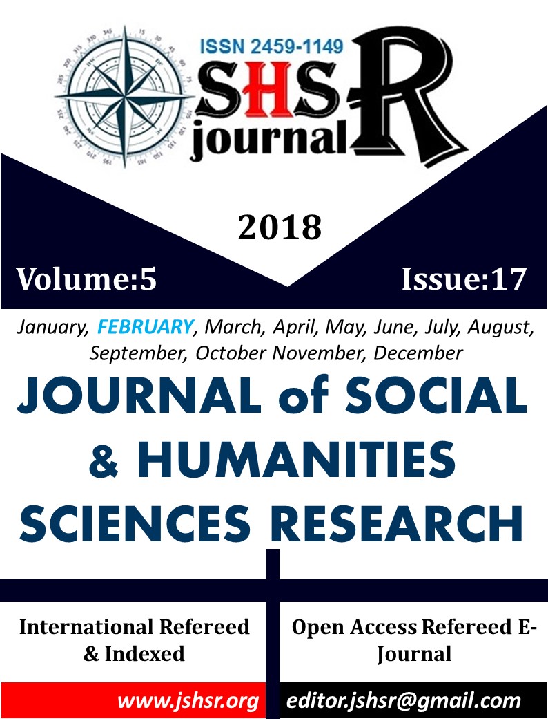 					Cilt 5 Sayı 17 (2018): İnternational Journal of Social and Humanities Sciences Research (JSHSR) Gör
				